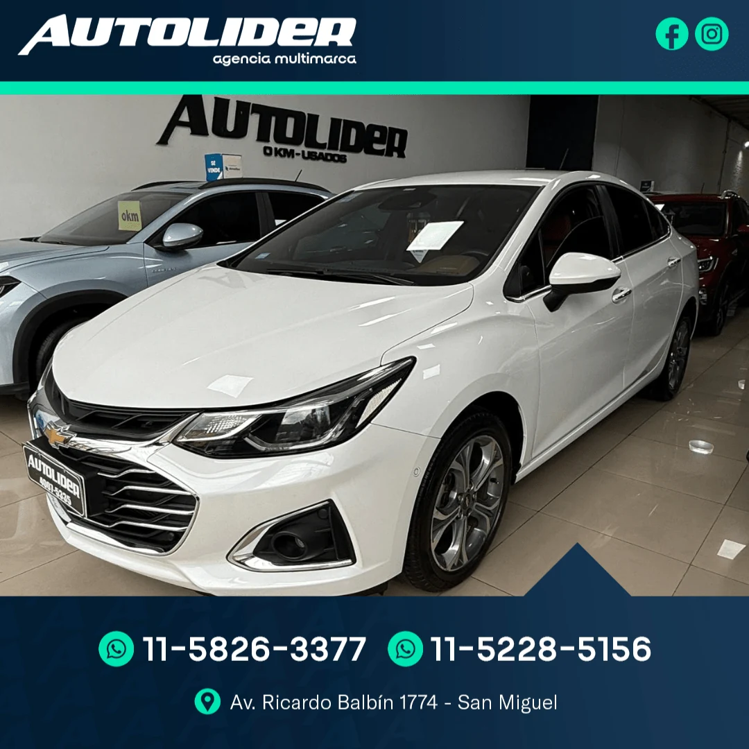 Chevrolet Cruze Premier 2022 — foto 1 — Autolíder San Miguel
