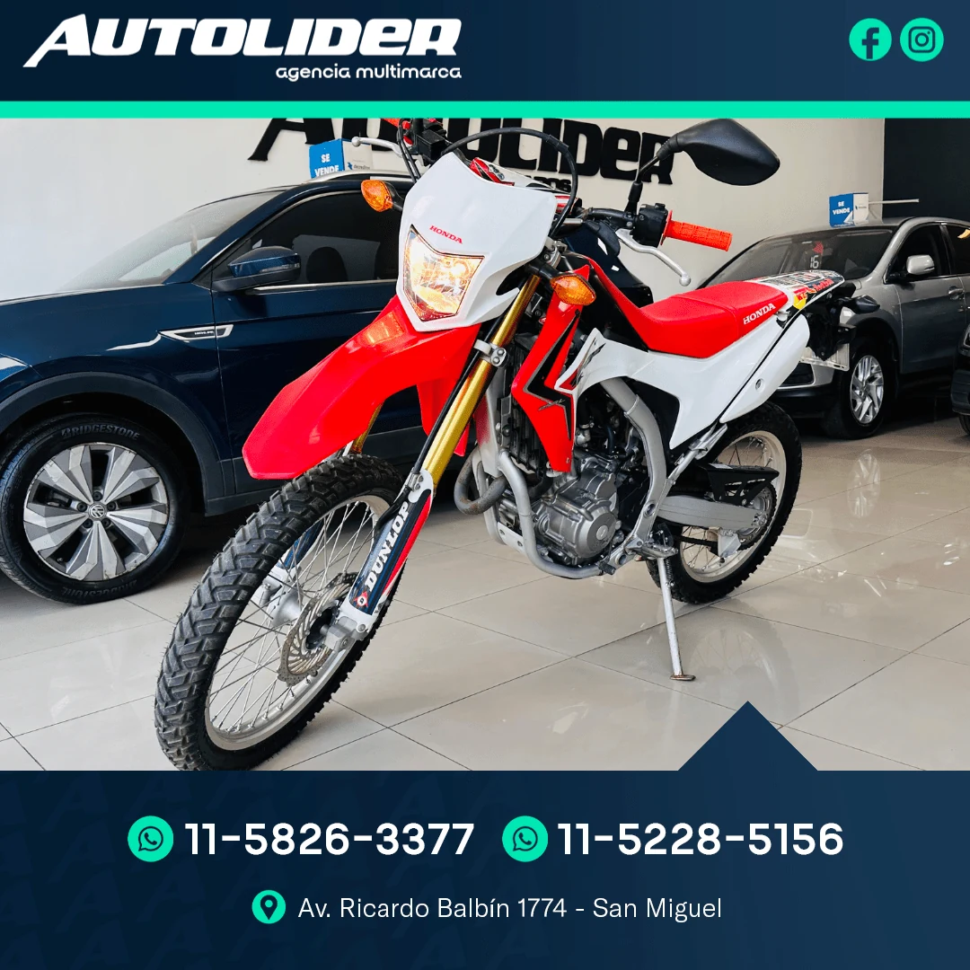 Honda CRF 250L 2015 — foto 1 — Autolíder San Miguel