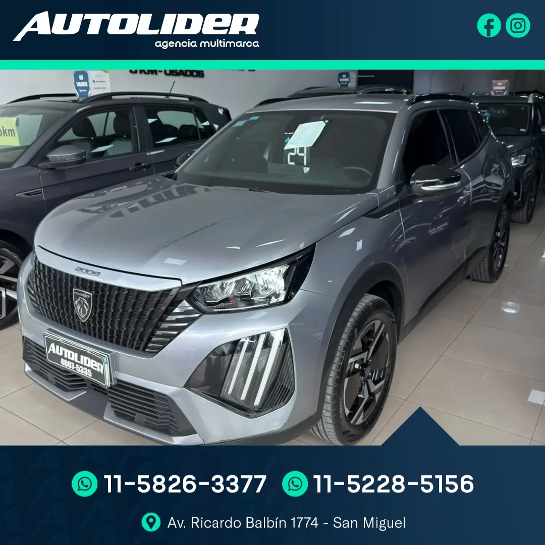 Peugeot 2008 ACTIVE 1.0 T200 2024 — foto 1 — Autolíder San Miguel