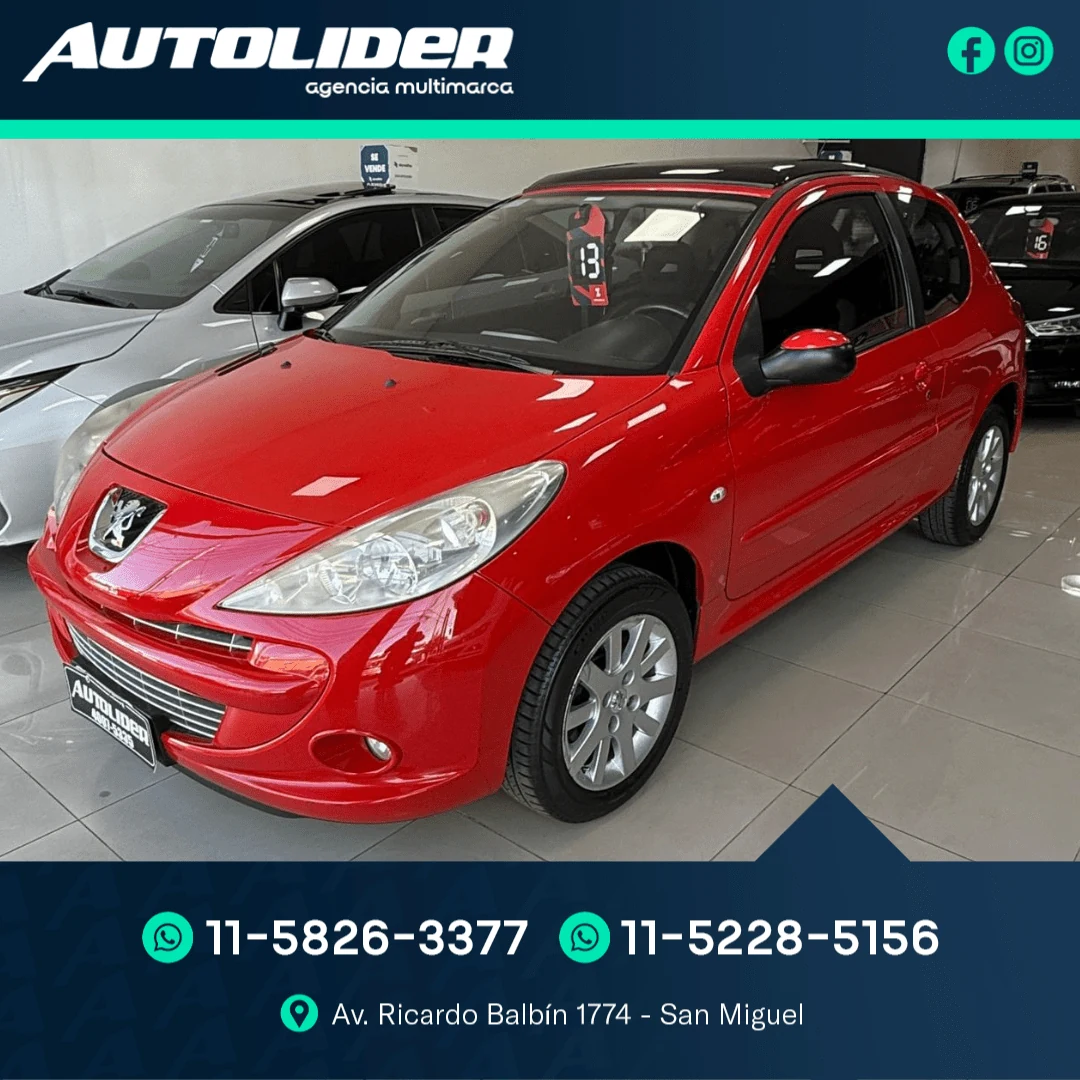 Peugeot 207 Compact 1.6 Feline 3P 2013 — foto 1 — Autolíder San Miguel