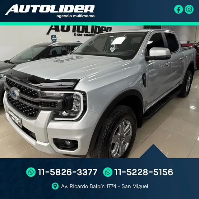 Ford Ranger DC XLS 3.0 V6 4x4 10AT 2025 — Autolíder San Miguel