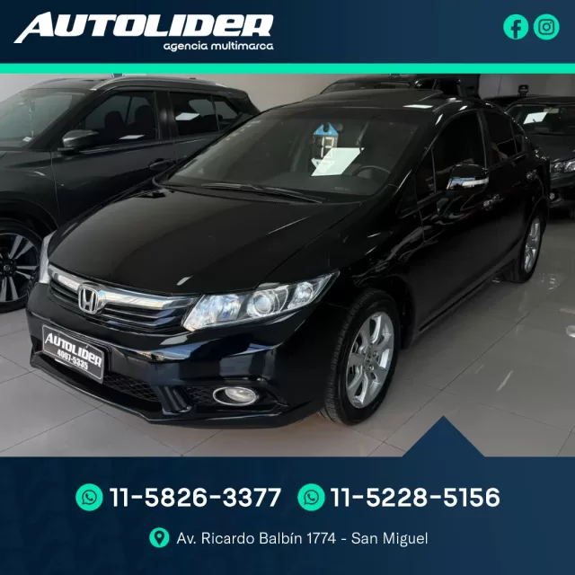 Honda CIVIC 1.8 EXS 2013 — Autolíder San Miguel