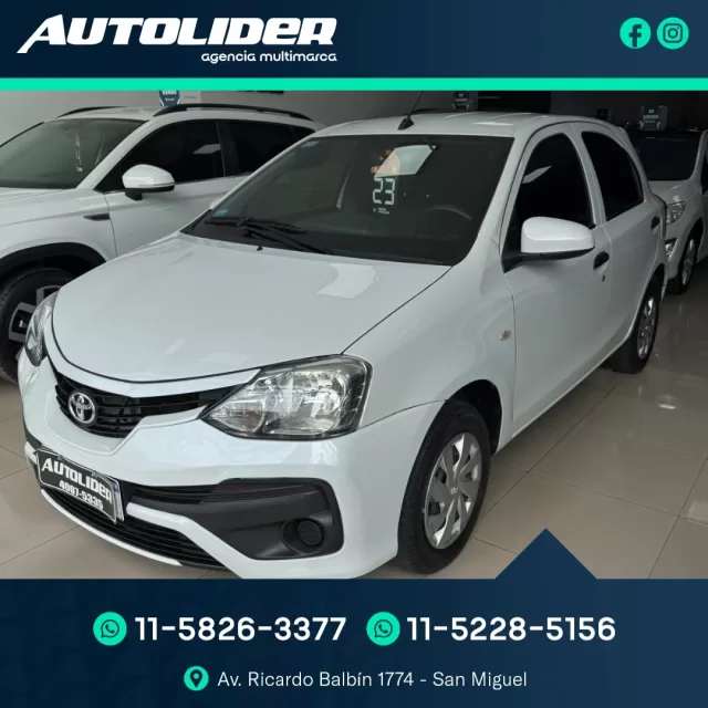 Toyota ETIOS 1.5 X 5P 2023 — Autolíder San Miguel