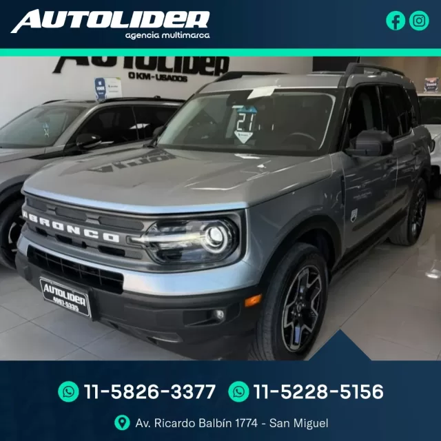 Ford BRONCO SPORT 1.5 ECOBOOST BIG BEND 4X4 2021 — Autolíder San Miguel