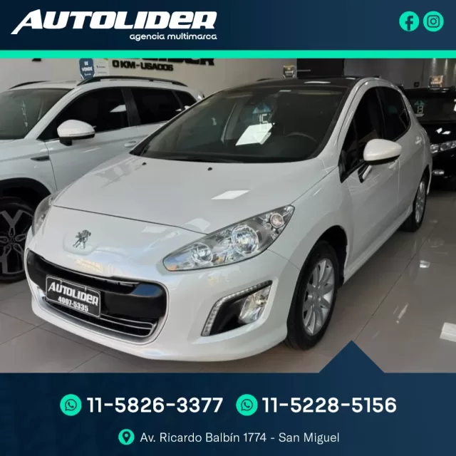 Peugeot 308 1.6 Allure Nav 2015 — Autolíder San Miguel