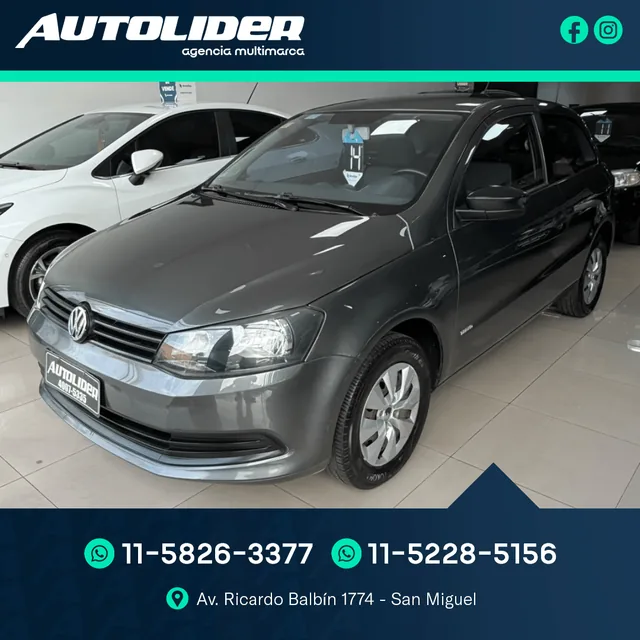 Volkswagen Gol Trend 1.6 Pack II 3 puertas 2014 — Autolíder San Miguel