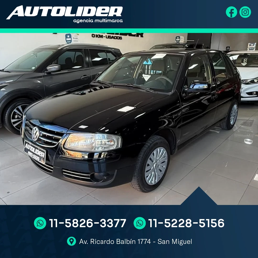 Volkswagen gol power plus 1.6 2011 — foto 1 — Autolíder San Miguel