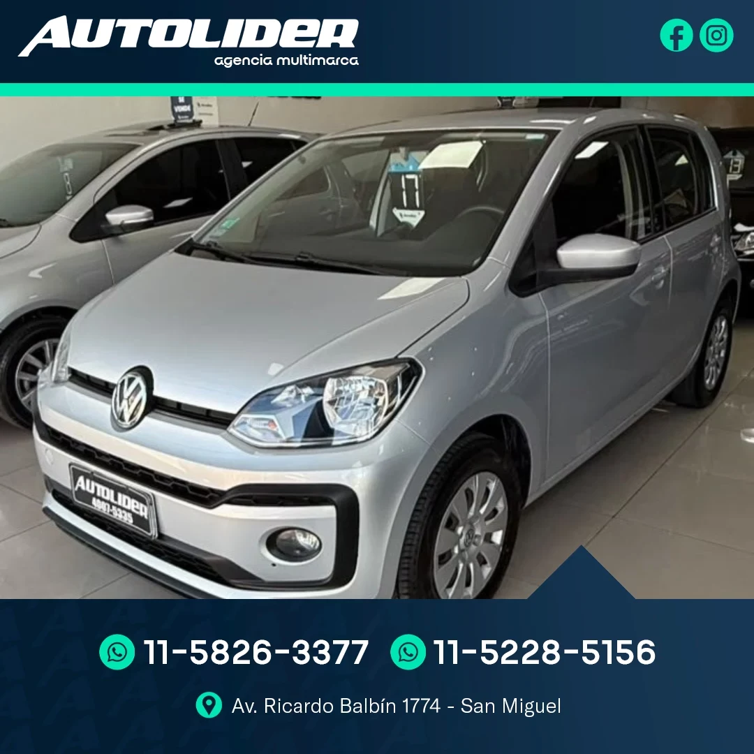 Volkswagen UP! MOVE 1.0 5P 2017 — foto 4 — Autolíder San Miguel